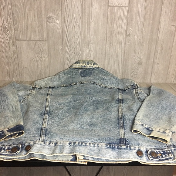 Vintage Levi’s 80s Denim Acid Wash Jacket - Picture 10 of 11